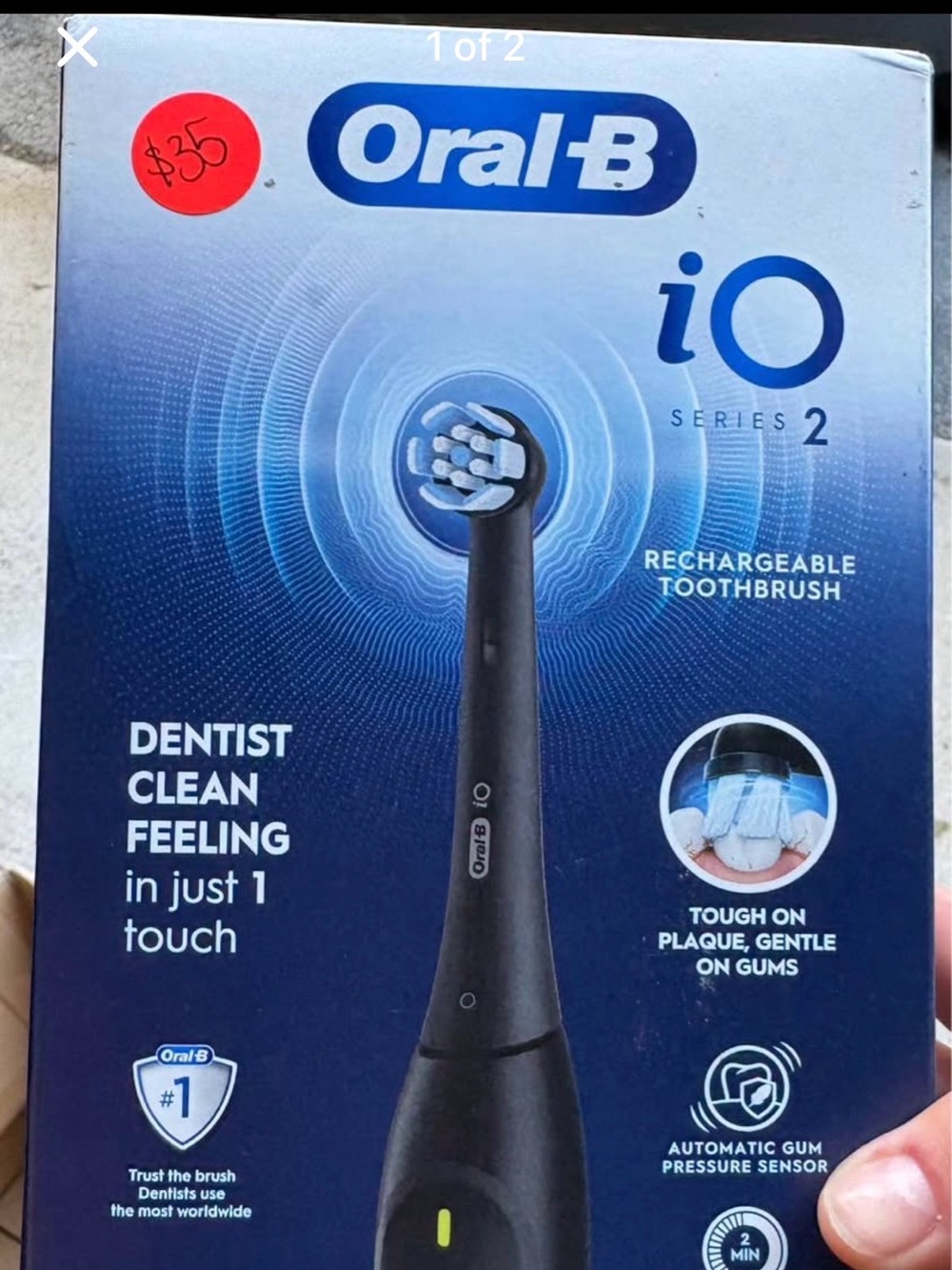 Oral-B iO Series 2 Rechargeable Electric Toothbrush — Black